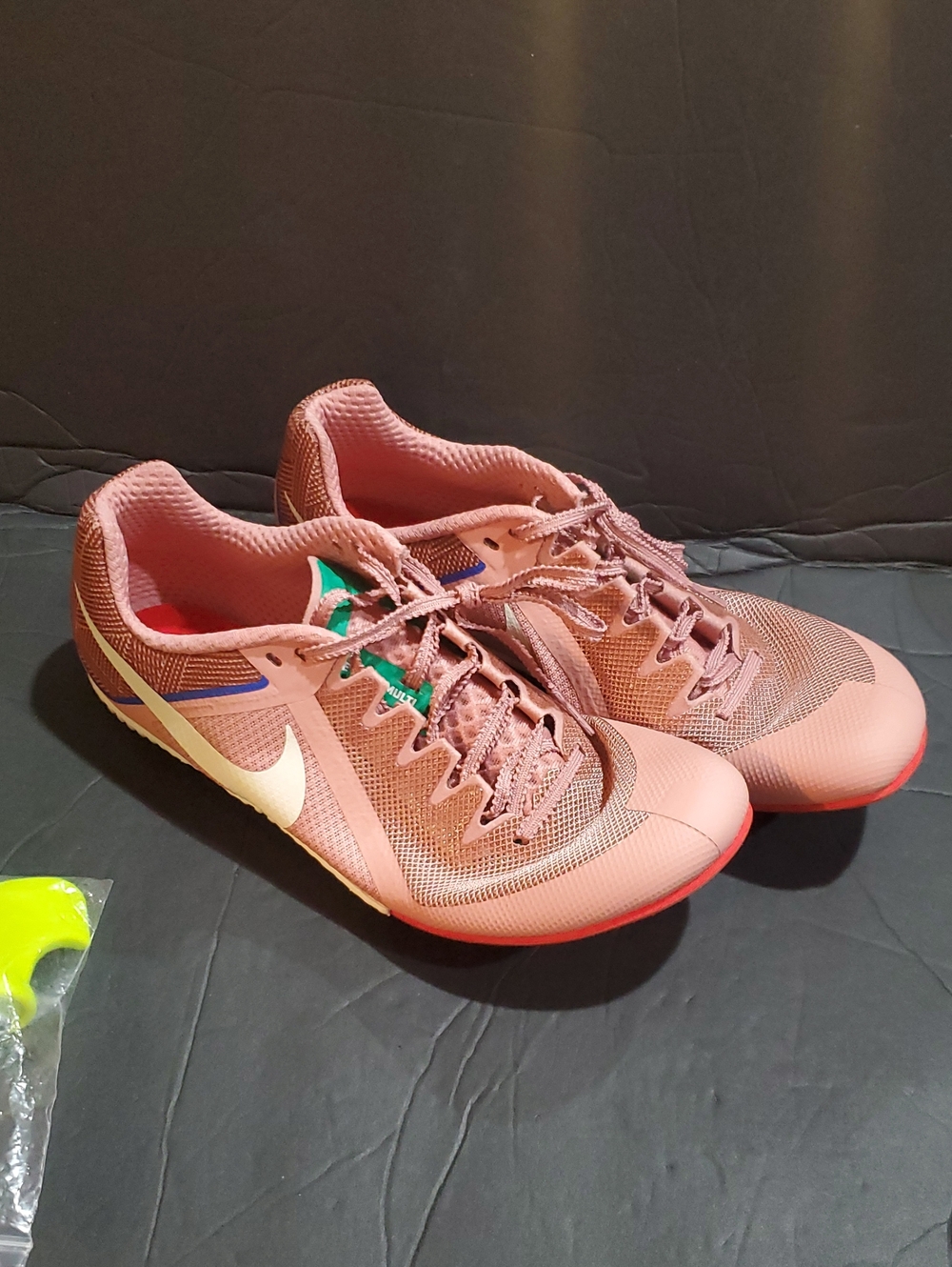 Nike Zoom Rival Multi-Event ALL‎ Red stardust malachite track spike shoes size 9